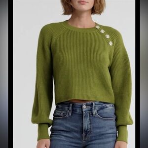 New Cinq a Sept Keren Button Sweater